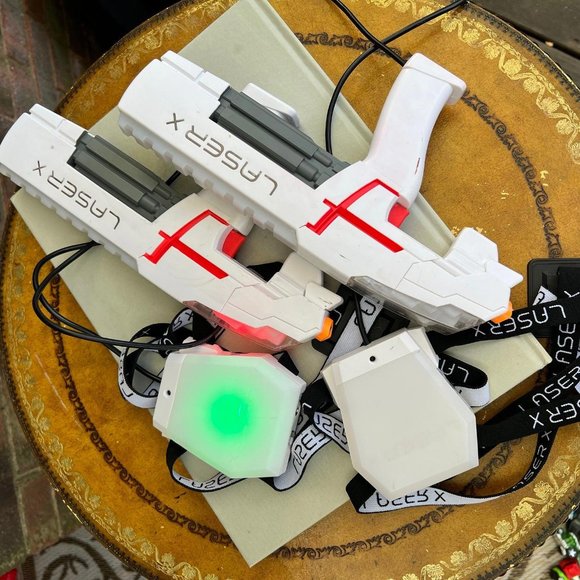 Other Laser X Laser Tag Blaster Guns With Chest Targets Pair Poshmark